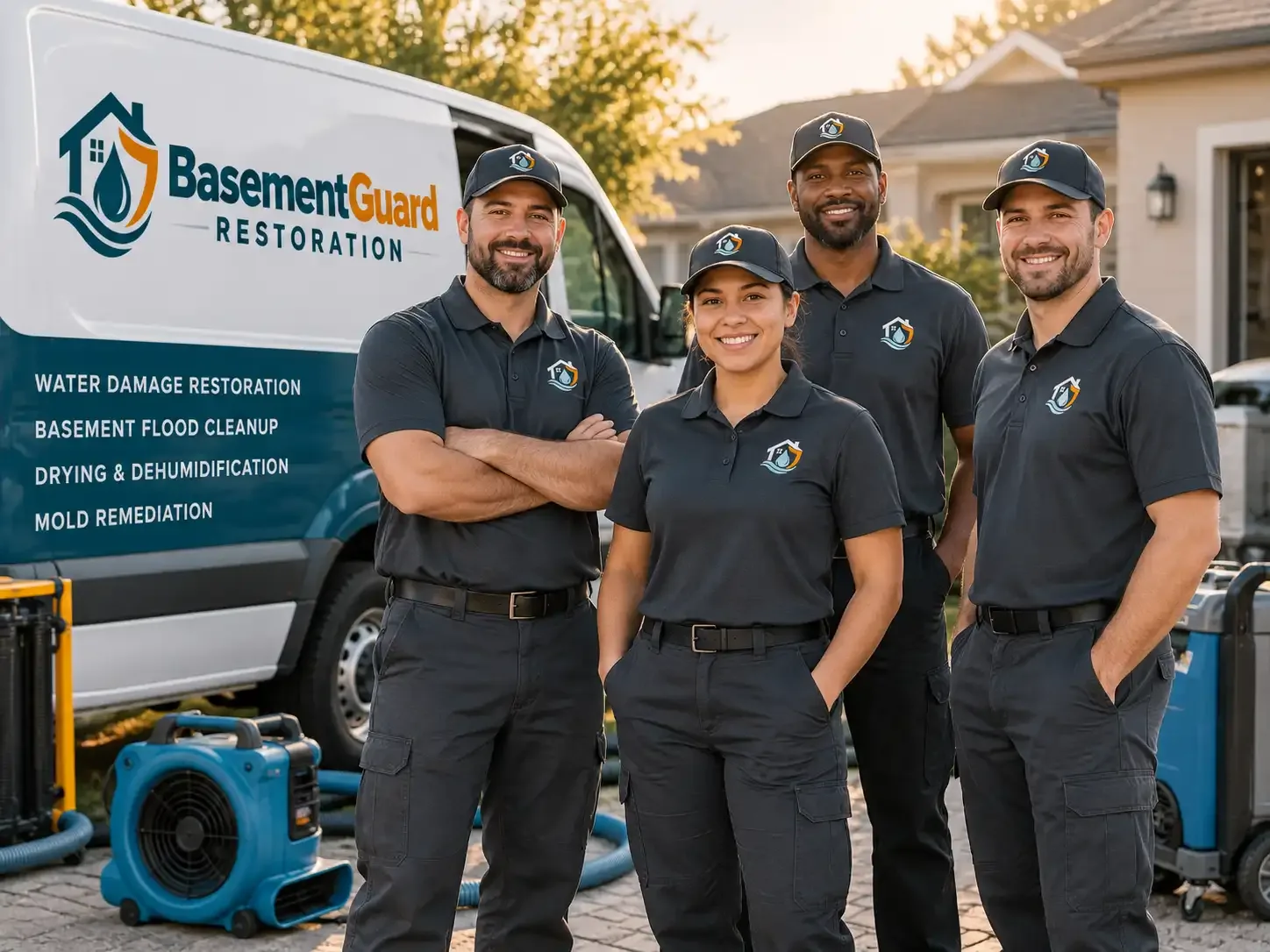 Basement Water Damage Restoration company in Ellsworth Afb, SD